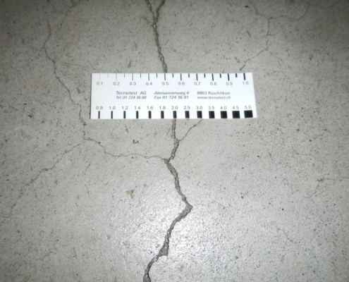 Mesure de la fissure