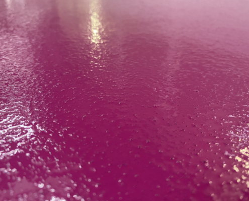 Sol en résine de finition coloré