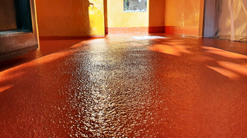 Réalisation de revêtement de sol en intérieur