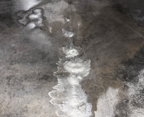 Fissure injectée